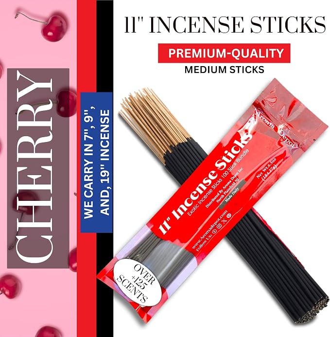 Aroma Depot Cherry Roll On Perfume Oil 10ml – Alcohol Free Fragrance Body Oil – Skin Safe, Phthalate Free, Travel Size 0.33 Fl Oz