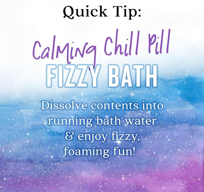 Aura Cacia Calming Chill Pill Fizzy Bath 2.5oz (Pack of 2)