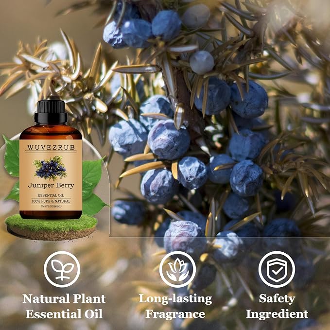 Juniper Berry Essential Oils 240ML, Pure Juniper Berry Essential Oil for Aromatherapy Diffuser - 8 Fl Oz