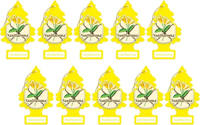 LITTLE TREES Car Air Freshener | Hanging Paper Tree for Home or Car | Vanillaroma | Single Tree per Package