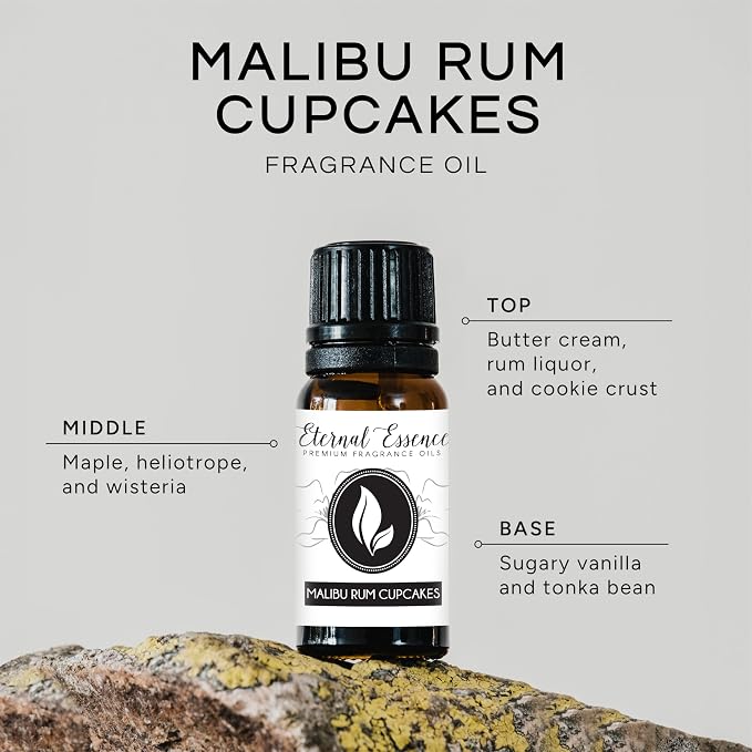 Malibu Rum Cupcakes Premium Grade Fragrance Oil - 10ml - Scented Oil