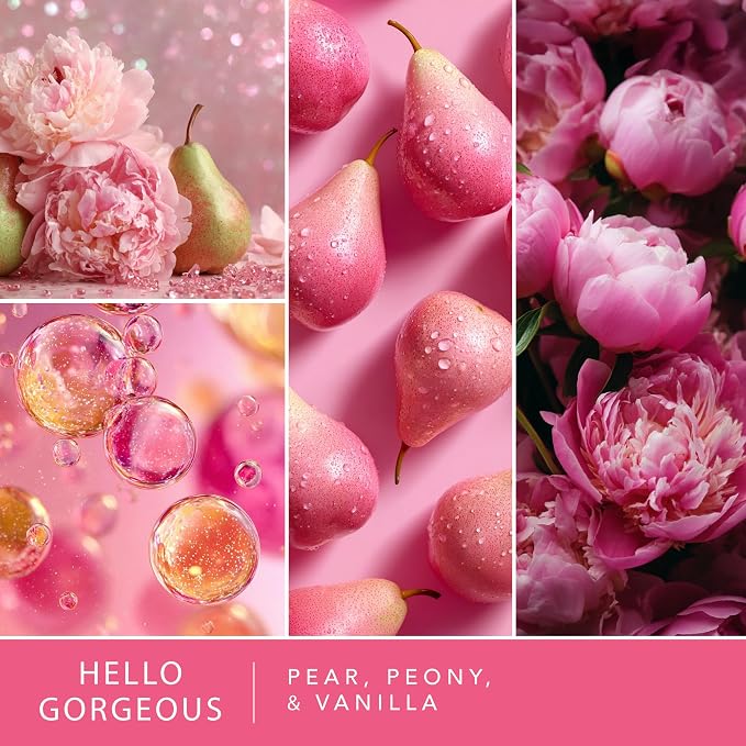 Scentsationals Hello Gorgeous Scented Wax Melts - Pear, Peony, & Vanilla Scent, 10oz (24 Cubes)