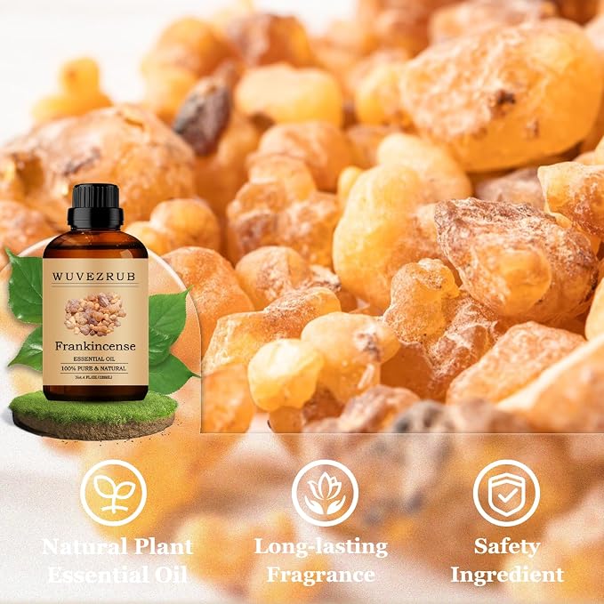 Frankincense Essential Oils 120ML, Pure Frankincense Essential Oil for Aromatherapy Diffuser - 4 Fl Oz