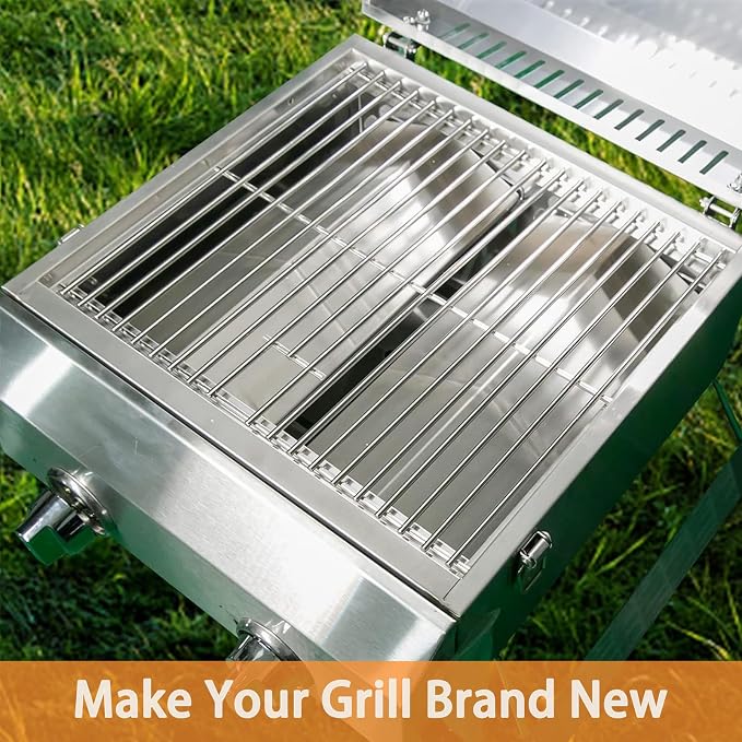 Grill Replacement Parts for Cuisinart CGG-306, Nexgrill 820-0033 820-0015 820-0007,820-0007G, Megamaster 820-0033M, 820-0007B, Flame Tamer 306-20133 306-20087 820-0033-05, 2 Pack Heat Plate