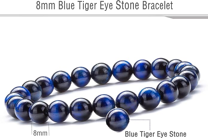 Men Women 8mm Natural Stone Lava Rock Diffuser Bracelet Elastic Yoga Agate Beads Bracelet Bangle
