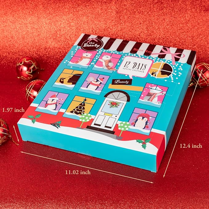 16Pcs Advent Calendar Christmas Gifts for Women & men - Large 2026 Gift Box | Bath and Body Gift for Christmas, Sister, Gift Baskets Set for New Year Gift, Christmas Spa Gift Basket for Women & Men