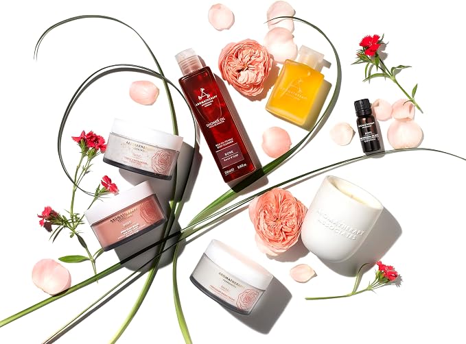 Aromatherapy Associates Rose Shower Oil. Soothing Blend of Rose, Geranium and Palmarosa Essential Oils to Cleanse, Nourish and Moisturize (8.45 fl oz)