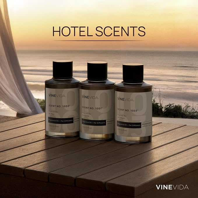 VINEVIDA (32oz) Hotel Fragrance Diffuser Oil - Hotel Scents for Home - Cold Air Diffuser Oil - Essential Oil - Scent Inspired by My Way