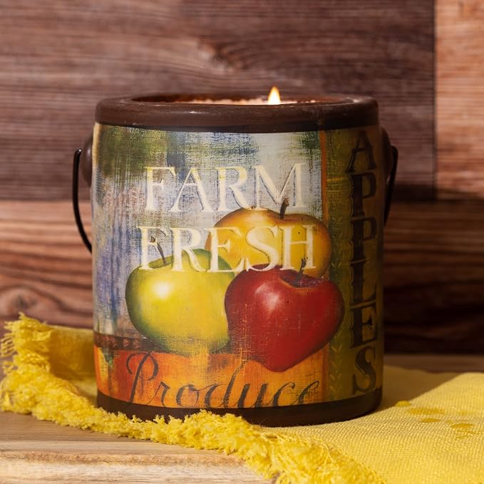 A CHEERFUL GIVER 95hr 20oz Scented Candle - Juicy Apple - Multi-Wick Glass Candle - Gifts For Men and Women