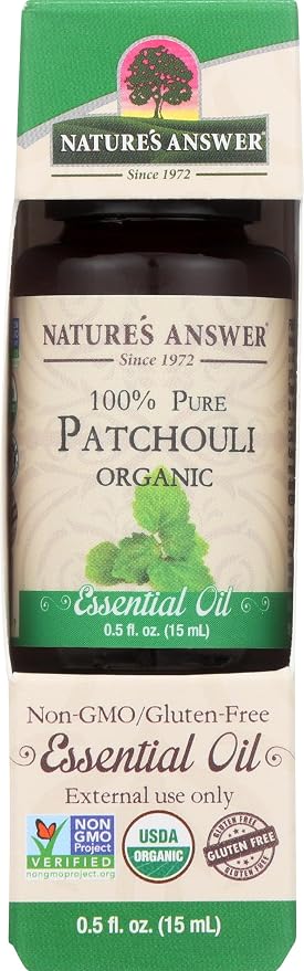 Natures Answer, Essential Oil Patchouli Organic, 0.5 Fl Oz