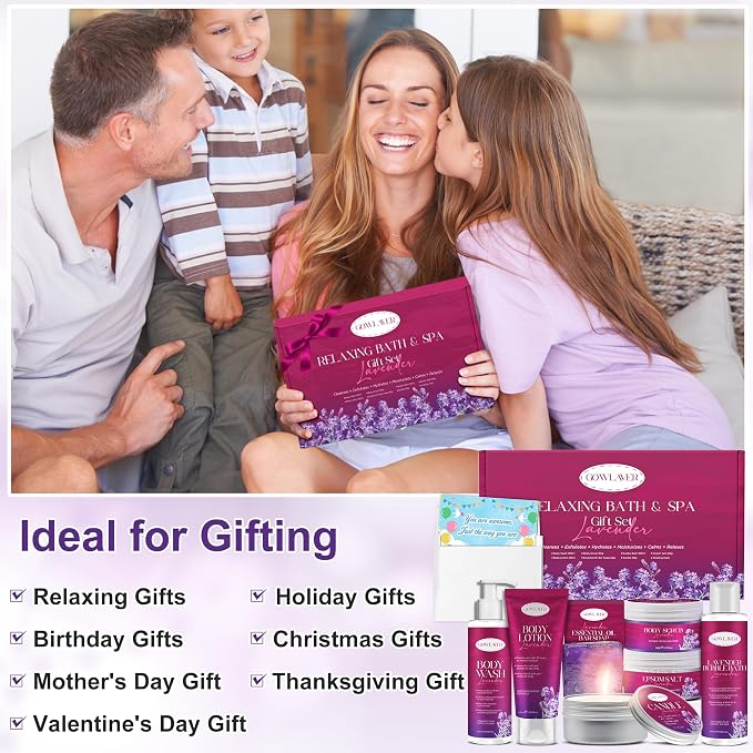 Gifts for Women,Relax Stress Relief Birthday Gifts for Women Spa Basket Self Care Package Her Mom Sister Wife Teen Best Friend Valentine Mothers Day Gift Regalos Para Mujer Christmas Stocking Stuffers