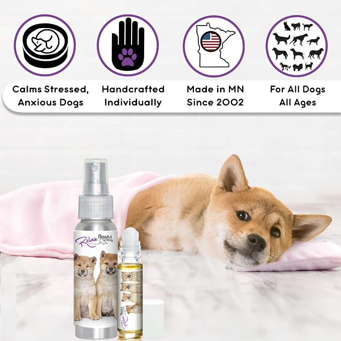 The Blissful Dog Shiba Inu Relax Dog Aromatherapy Spray for Your Dog's Anxiety
