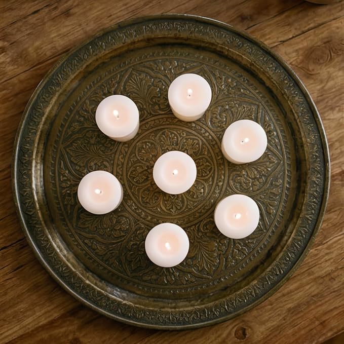 Aroma Naturals Votive Candles with White, Patchouli and Frankincense, Meditation, 6 Count