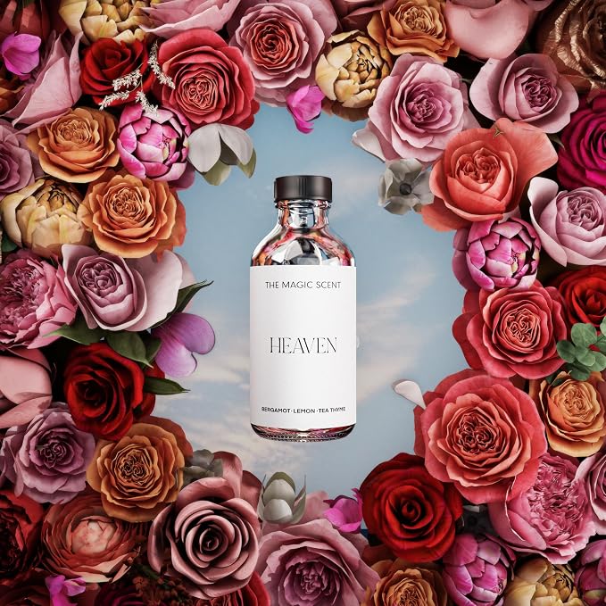 The Magic Scent Heaven Diffuser Oil Scent - Cold-Air & Ultrasonic Fragrance Oil for Diffuser Inspired by The Aria Hotel, Las Vegas - Essential Oils for Diffusers Aromatherapy - 8.5 fl oz, 250 mL