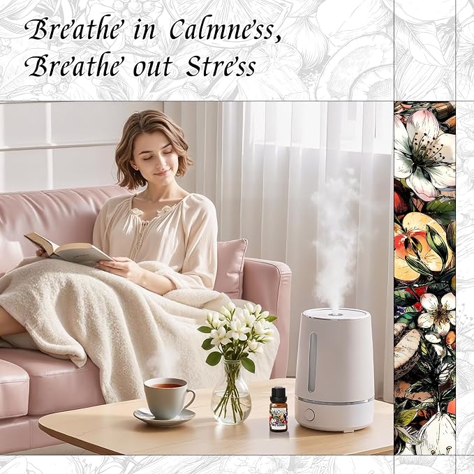 HIQILI Iris Sonnet Diffuser Oil, Elegant Floral Fruity Scent, Water Soluble for Car Air fresheners, Reed Diffuser, Relaxing & Cozy - 0.34 Fl Oz