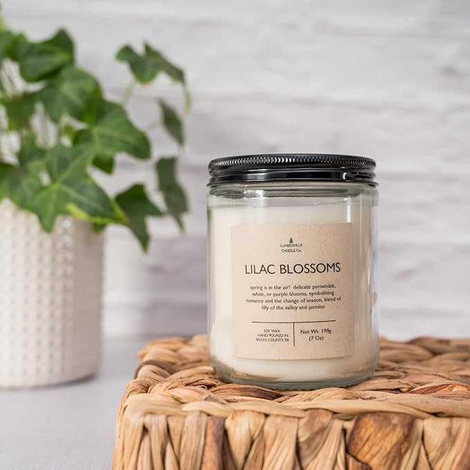 Handmade | Soy Candle (Lilac Blossoms, 8 oz.)