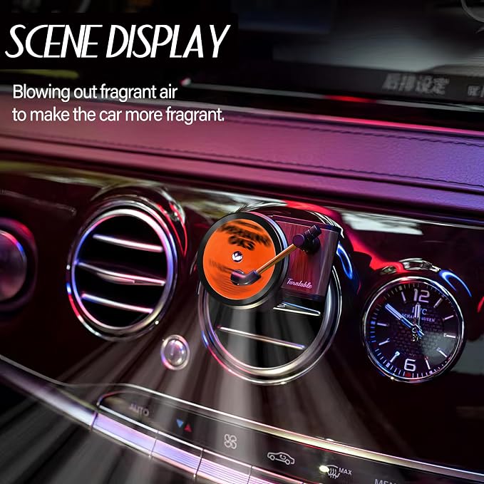 Maicican 12pcs Personalized customized Car Air Fresheners,Pop Singer Album Cover Record Player Car Fresheners for Women, Car Inter Accessories Music Lover Gift.(customization CD), Blue