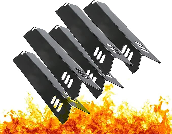 Bigbox Grill Heat Shield Plate for Backyard Grill BY13-101-001-12, BY13-101-001-13, GBC1460W, GBC1461W, 15 inch Burner Cover for Dyna-Glo DGF510SBP, DGF493BNP, Uniflame, BHG Grill (5 Packs)