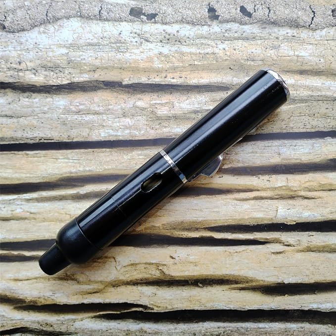 Torch Lighter,Handheld Multifunctional All-in-One Tube Built-in Detachable Windproof Lighter,Outdoor,Indoor,Camping,Candle,Birthday,Black