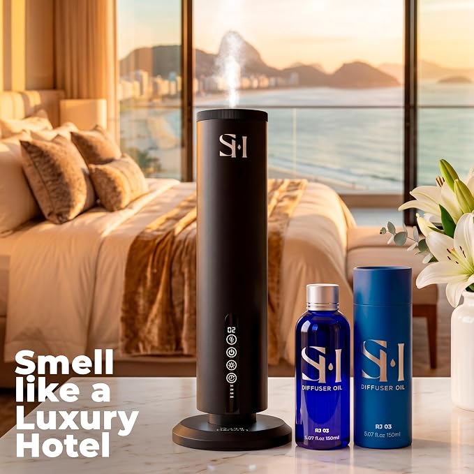 Inspired by 5-Star Hotel Rio de Janeiro RJ03 Hotel Scent Diffuser Oil | 5.07 Fl oz (150 ml) - Waterless Diffuser Oil Refill & Highly Concentrated Fragrance Oil, Diffuser Oil Scents, Hotel Oil Diffuser