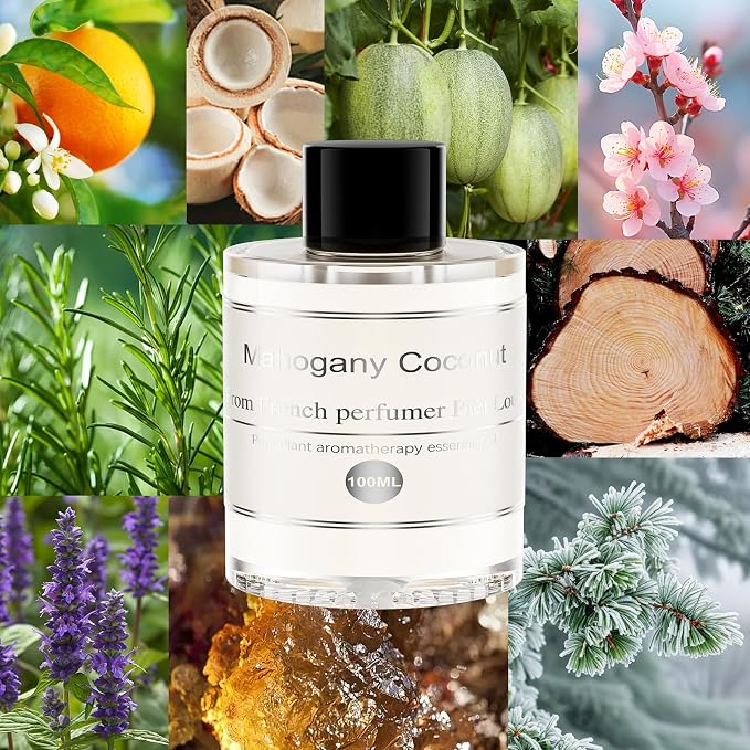 Amor Lyris 3.5OZ/100ml Large Car Air Freshener Refill, CO01/Dedicated Perfume Long Lasting Air Fragrance Essential Oil Diffuser 6 Months, Car Diffuser Refill Made of Natural Plant Extracts