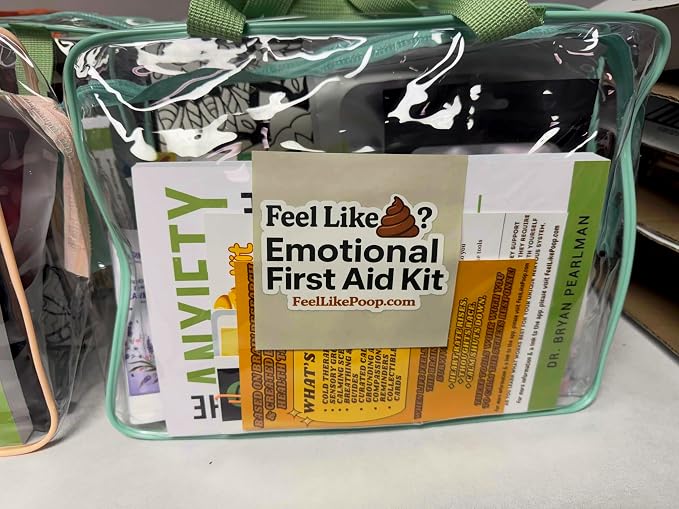 Emotional First Aid Kit for Anxiety, Stress Relief, and Panic Support, Therapist Created Calming Kit for Teens and Adults
