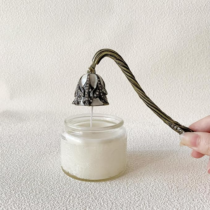 Candle Snuffer, Unique Candle Extinguisher Snuffer, Decorative Candle Extinguisher Metal Candle Tool