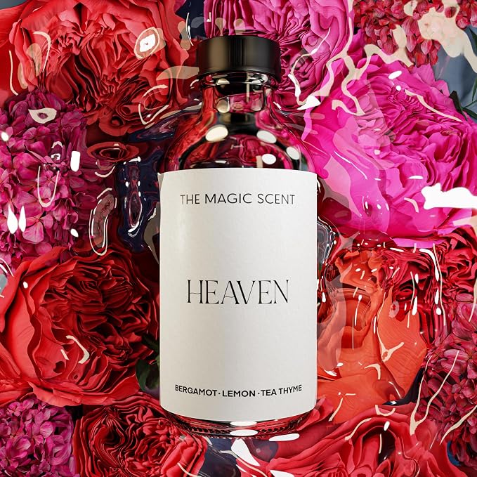 The Magic Scent Heaven Diffuser Oil Scent - Cold-Air & Ultrasonic Fragrance Oil for Diffuser Inspired by The Aria Hotel, Las Vegas - Essential Oils for Diffusers Aromatherapy - 8.5 fl oz, 250 mL