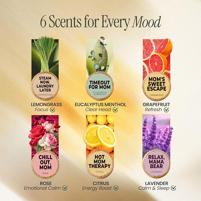 MESMOS 6 Assorted Shower Steamers Aromatherapy, Gifts for Moms Who Have Everything, Birthday Presents, Good Things & Unique Gifts for Mom from Daughter & Son, Relaxation Self Care Mom Gift Items