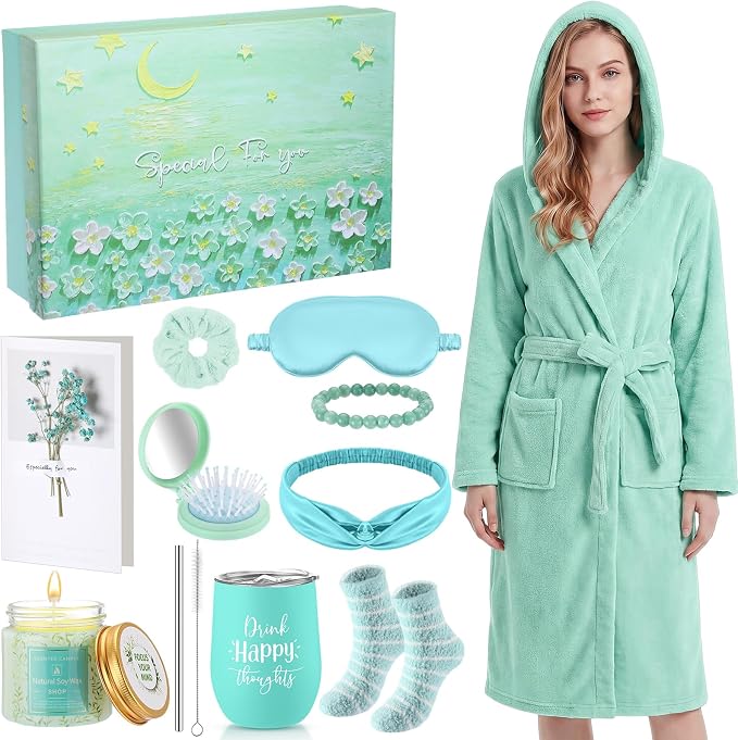 11 Pcs Birthday Gift for Women Mother Gifts Set Spa Gift Baskets for Women Get Well Care Package for Mom Her Wife Friend