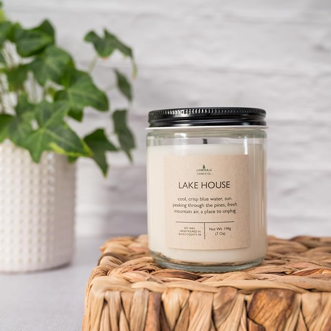 Handmade | Soy Candle (Lake House, 8 oz.)