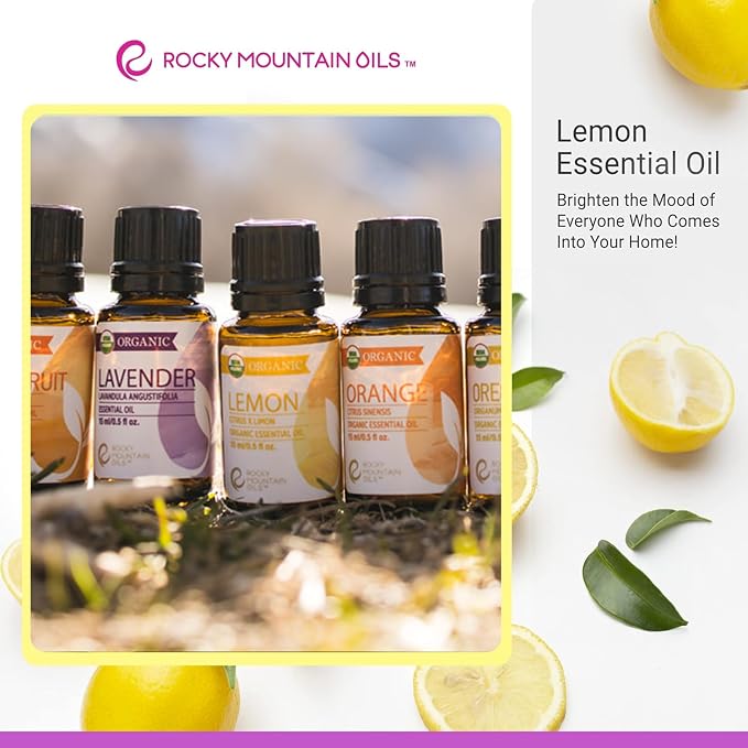 Organic Lemon Essential Oil 15ml