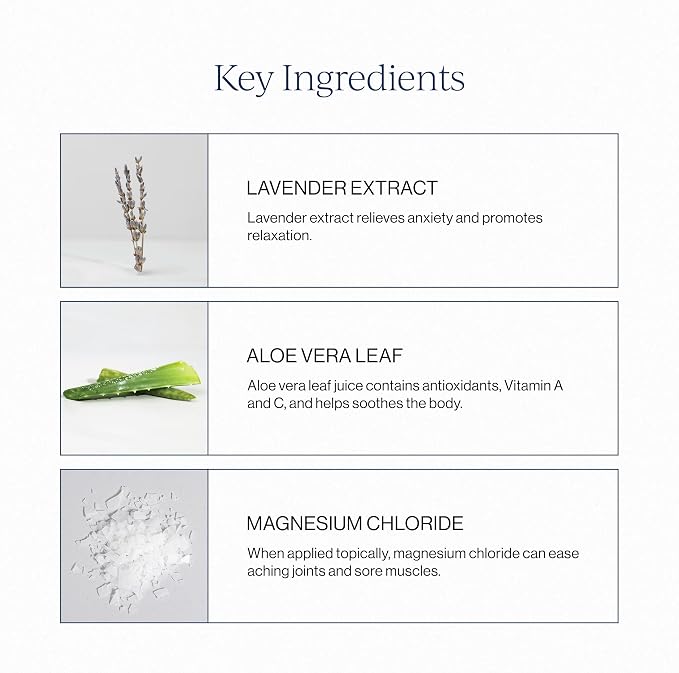 CYMBIOTIKA Topical Magnesium Oil Spray for Body, USA Made, Supplement for Leg Cramps, Muscle, Joint Health & Sleep Support, Includes Magnesium Chloride, Lavender Extract, Aloe Vera, 2pck (6.8 fl oz)