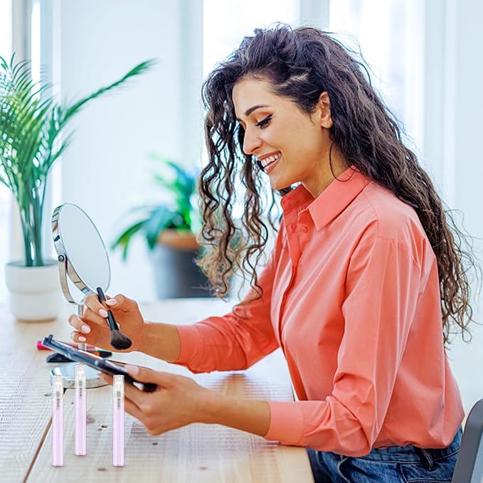 Mini Spray Bottle, Clear Plastic Empty Sample Containers, Fine Mist Perfume Travel Refillable Spray Bottle Perfume Atomizer Small Portable Bottle for Cleaning, Travel, Essential Oils (60, 5ml)