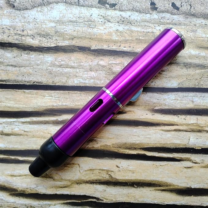 Torch Lighter,Handheld Multifunctional All-in-One Tube Built-in Detachable Windproof Lighter,Outdoor,Indoor,Camping,Candle,Birthday,Purple(2PCS)