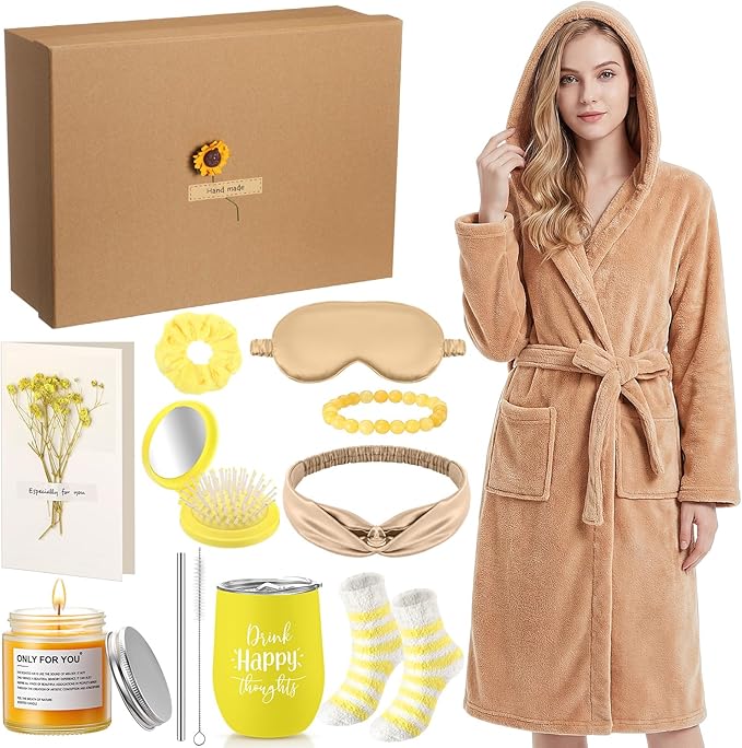 11 Pcs Birthday Gift for Women Mother Gifts Set Spa Gift Baskets for Women Get Well Care Package for Mom Her Wife Friend