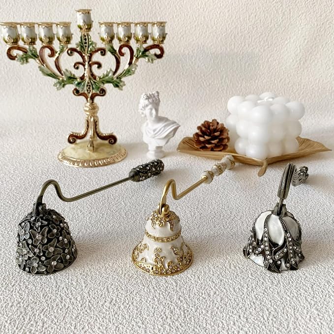 Candle Snuffer, Unique Candle Extinguisher Snuffer, Decorative Candle Extinguisher Metal Candle Tool