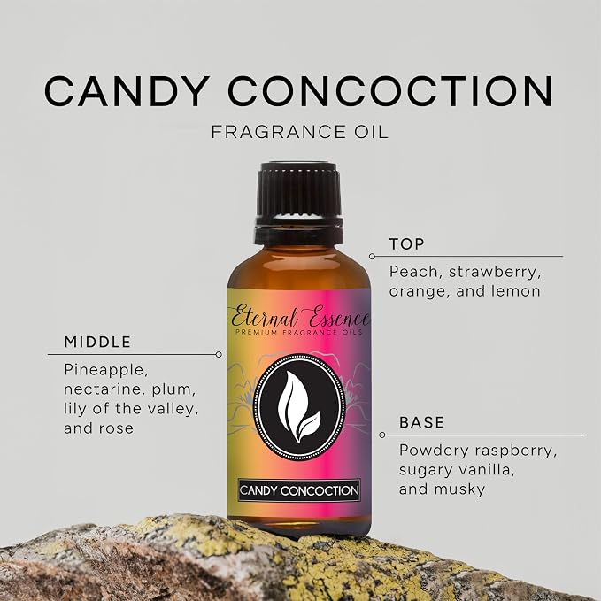 Eternal Essence Oils Candy Concoction 30ml Premium Fragrance Oil - for Candle, Soap Making, Aromatherapy, Diffusers, Home Care, & Humidifiers