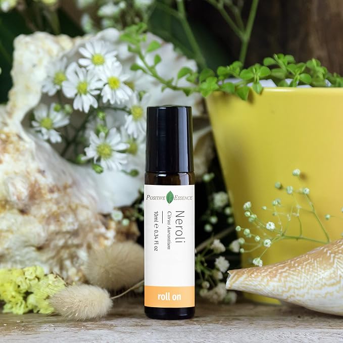 Neroli Essential Oil Roll-On – Natural Aromatherapy Perfume Oil, Pre-Diluted with Jojoba for Skin, Travel Size 15mL Roller with Leak-Proof Metal Ball – Derived from Bitter Orange Blossom (10 mL)