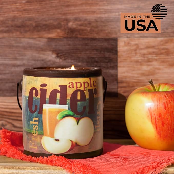A CHEERFUL GIVER 95hr 20oz Scented Candle - Aunt Kook's Apple Cider - Multi-Wick Glass Candle - Gifts For Men and Women