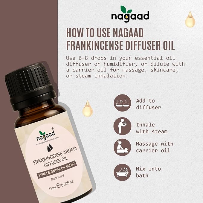 Organic Hotel Diffuser Oil – Premium Aromatherapy Fragrance Oil for Humidifier, Massage & Relaxation – Blend with Pure Frankinsence Oils for Diffusers for Home – 15ml / 0.5 fl oz