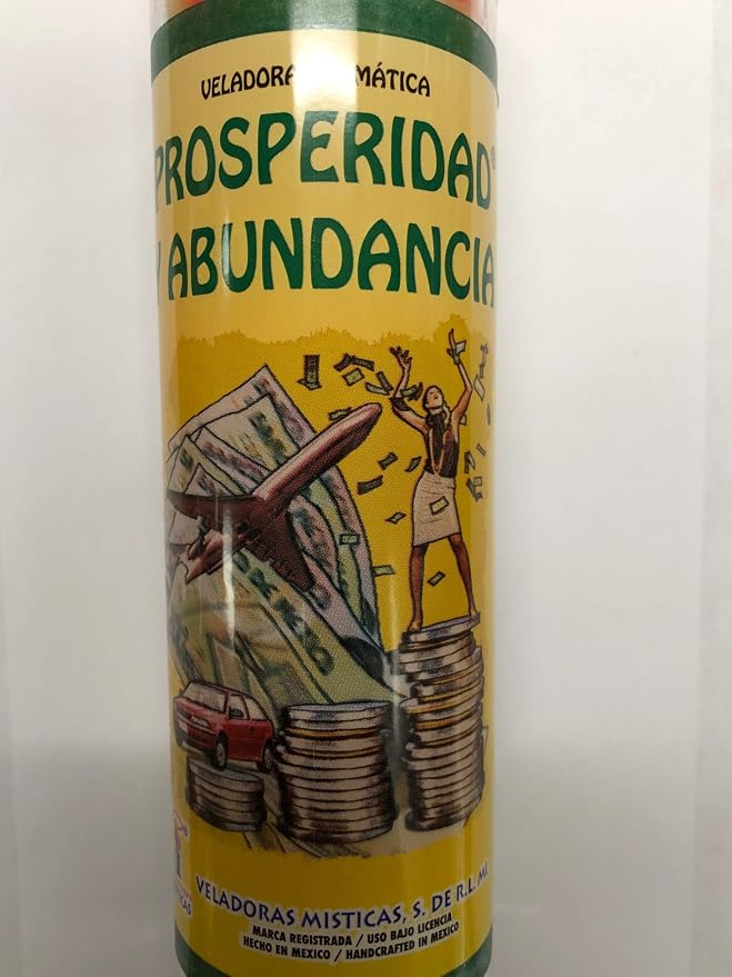 Prosperity & Abundance (Prosperidad Y Abundancia) 7 Day Prepared Scented Candle in Glass