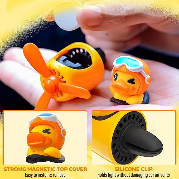Car Dіffusеr Air Freshener Car Decor - Air Freshener Diffuser Duck Саr Accessories Duck Аіr Freshener Vent Accessories Cute Diffuser - Cute Аir Frеshеnеrs for Саr Decorations