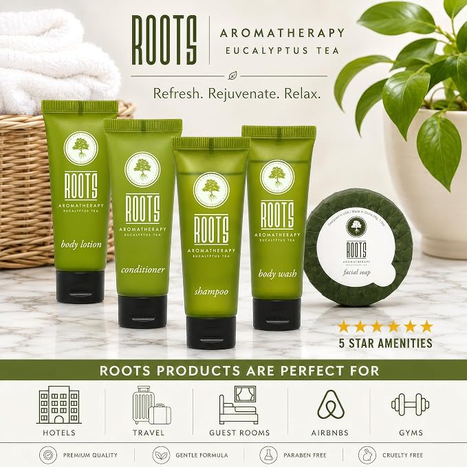 150 Piece Hotel Toiletries Bulk Set for Airbnb Hosts, Travel Size Shampoo Conditioner Body Wash Lotion & Bar Soap, Guest Bathroom Essentials