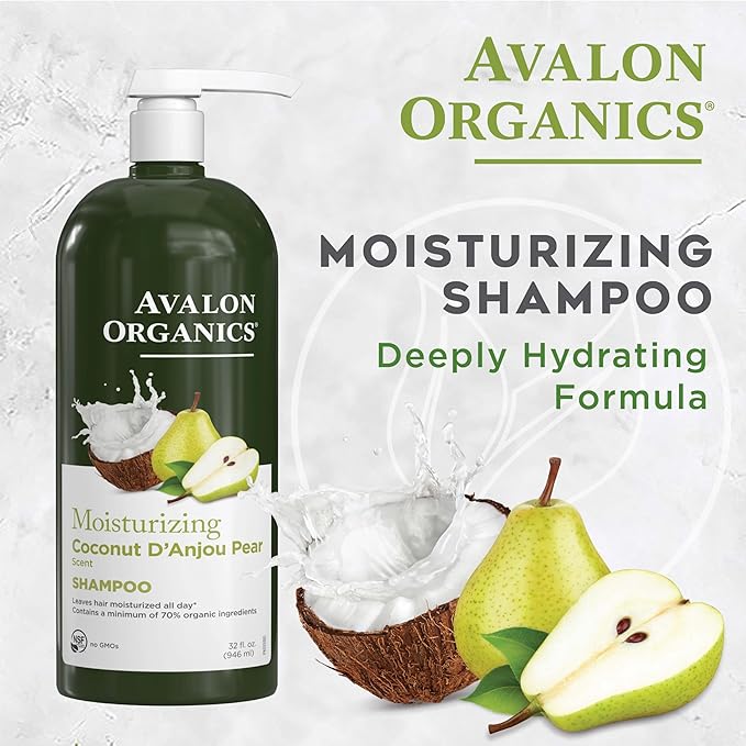 Avalon Organics All Natural Coconut Pear Shampoo, 32 Fl Oz