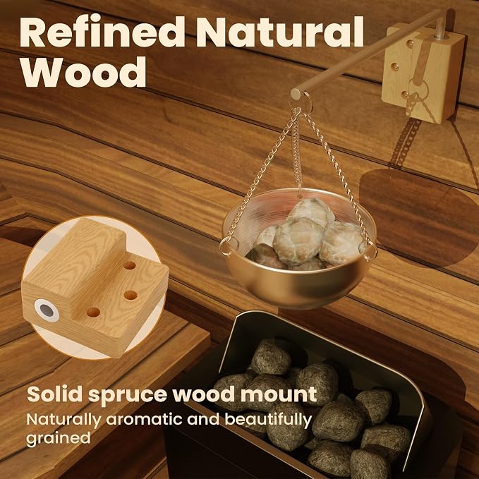 Sauna Diffuser Bowl, Essential Oil Container, Aroma Diffuser, Suitable for Home Saunas and Spas