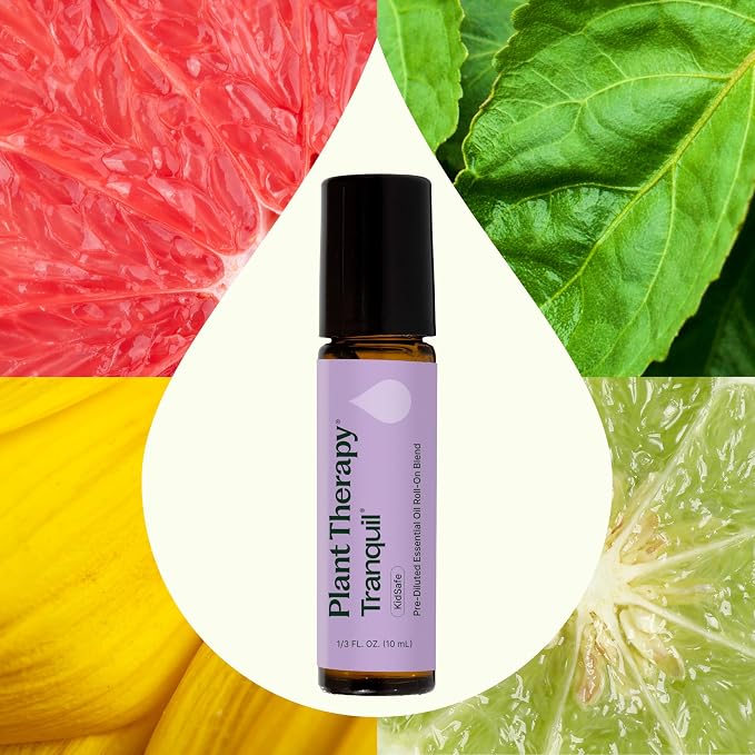 Plant Therapy Tranquil Essential Oil Blend, 10 mL (1/3 oz), 100% Pure, Pre-Diluted Roll-On, Natural Aromatherapy, Excellent for Meditation and Relaxation