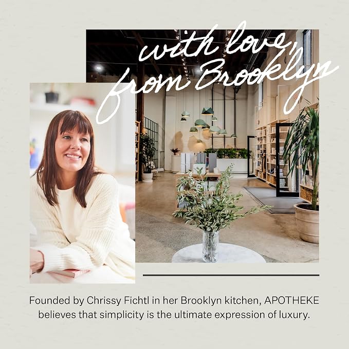 Apotheke Signature Scented Candles for Home, Earl Grey Bitters - 10.5 oz - Soy Wax, Non Toxic, Large Jar White - Luxury Candle Gifts for Women & Men - Bergamot, Peony, and Lemon