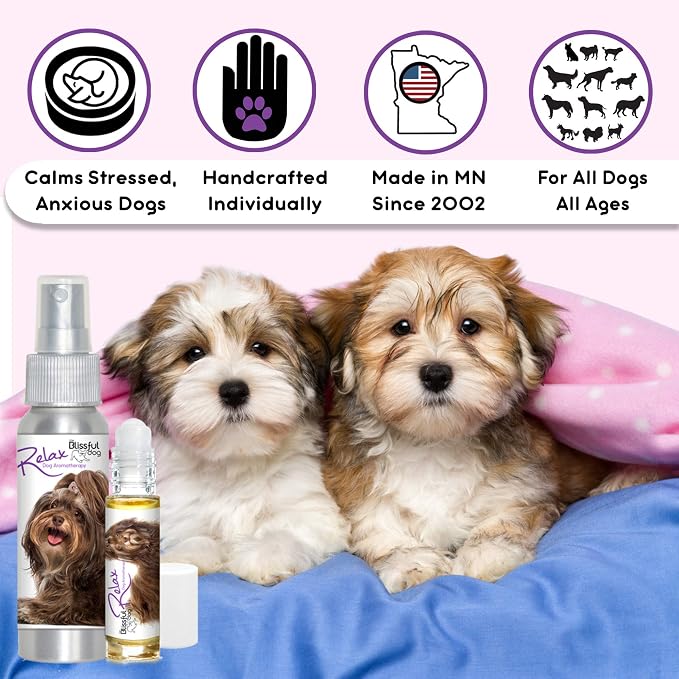 The Blissful Dog Havanese Relax Dog Aromatherapy Spray for Your Dog's Anxiety