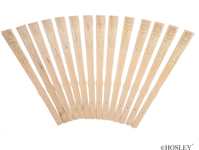 Hosley 14 Pcs Reed Diffuser Sticks 12.5 Inch Natural Rattan Replacement Reeds, Farmhouse Aroma Diffuser Sticks for Fragrance Oil, Home Décor & Aromatherapy